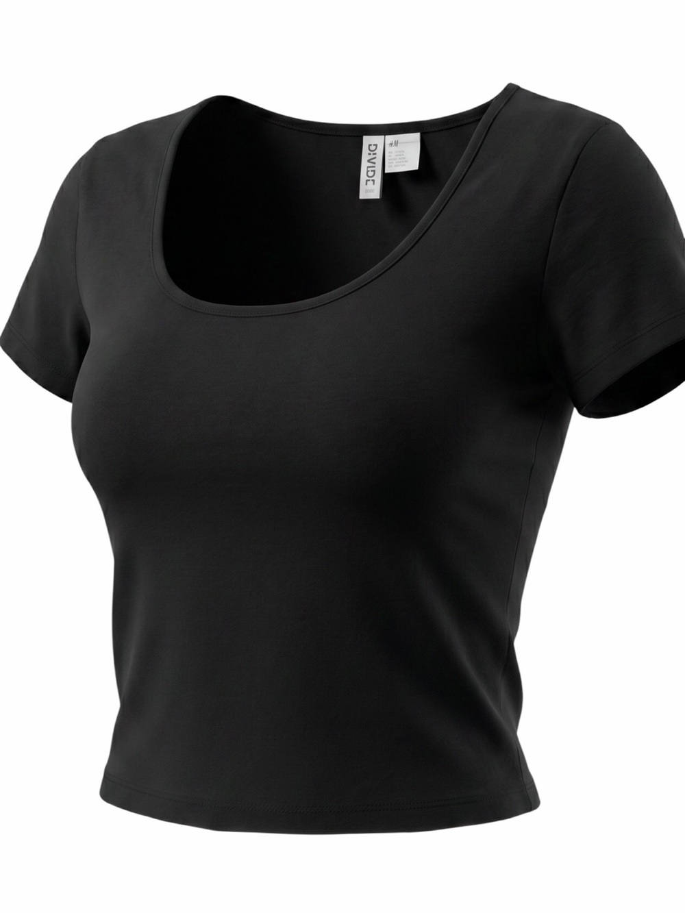 H&M Black Crop Top